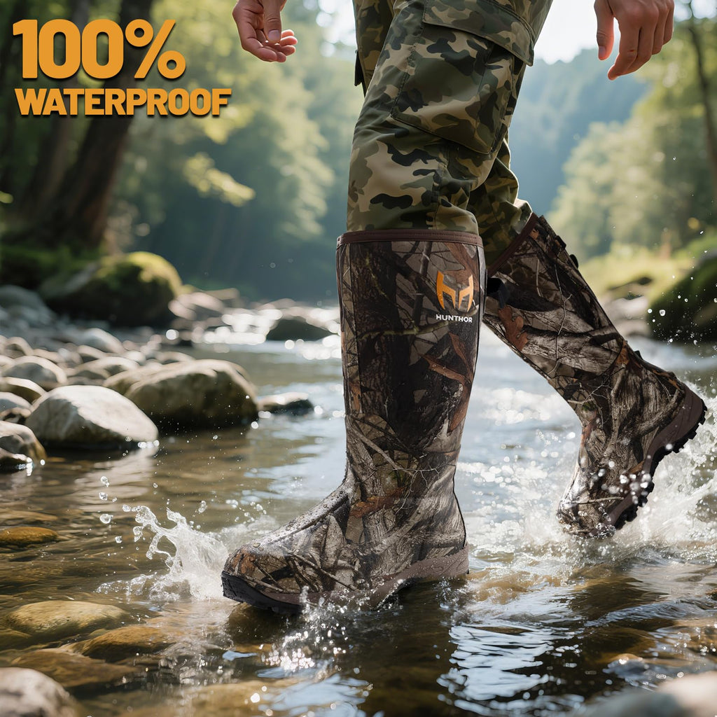 Waterproof Insulated 6mm Neoprene Rubber Hunting Boots E825115