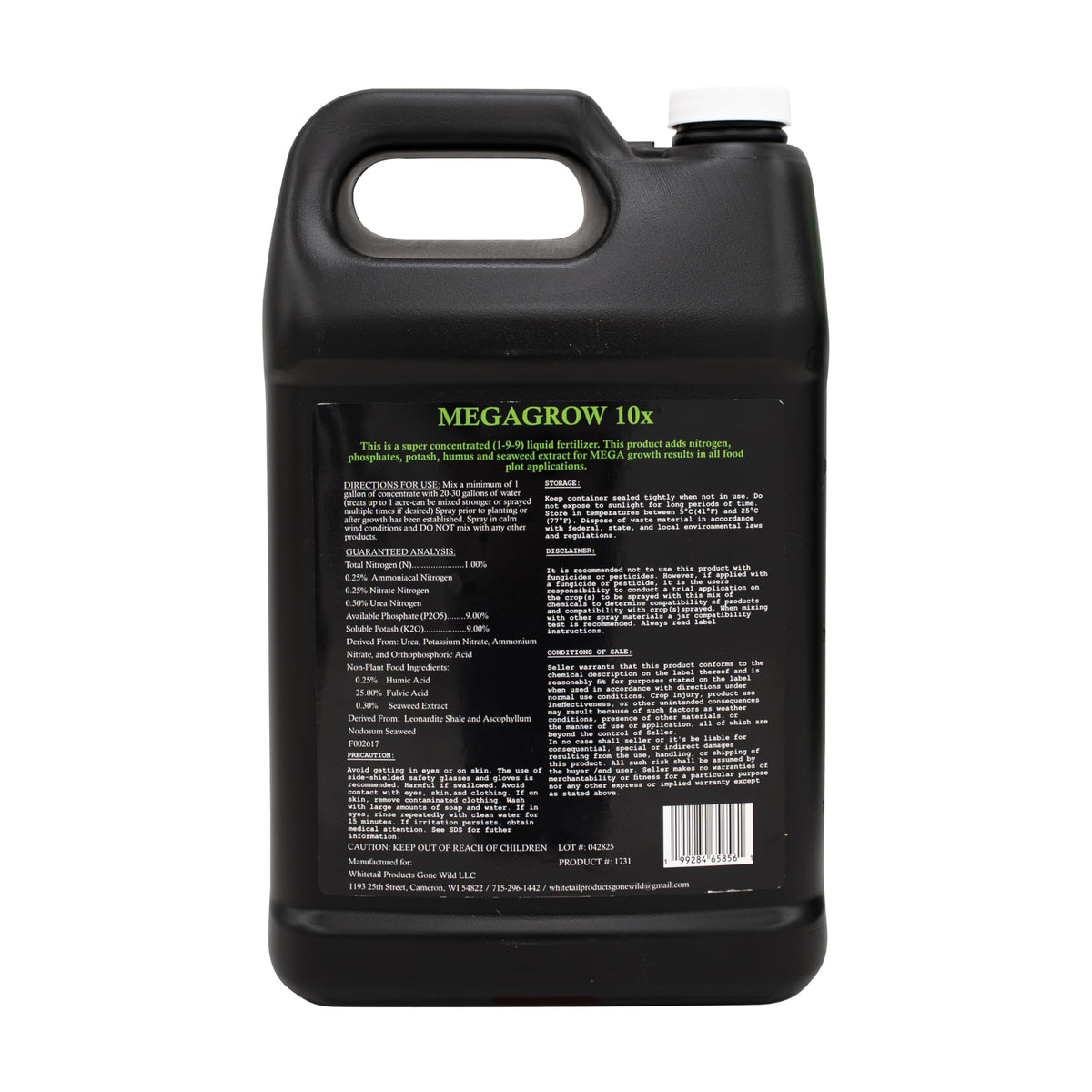 Liquid Soil Conditioner Fertilizer 1 Gallon Jug K7665