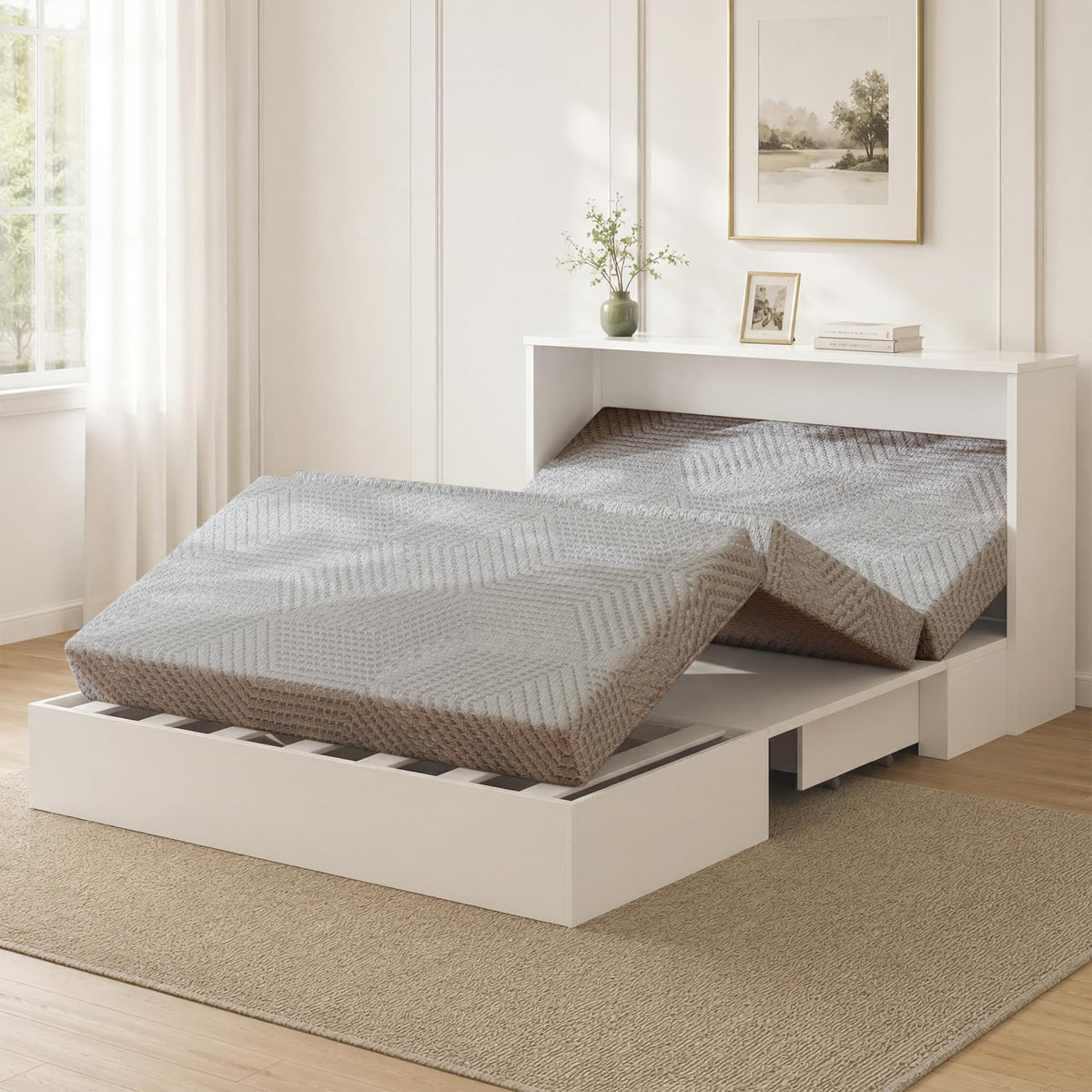 Full 6 Inch Memory Foam Tri-fold Mattress Q31164
