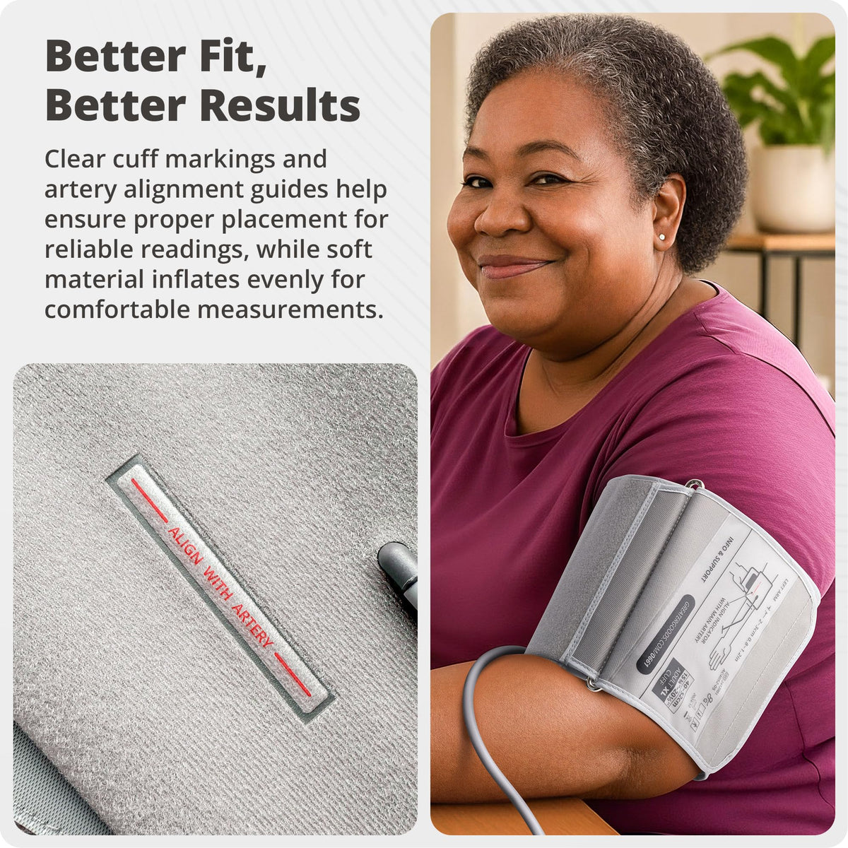 Blood Pressure Monitor XL Cuff F876