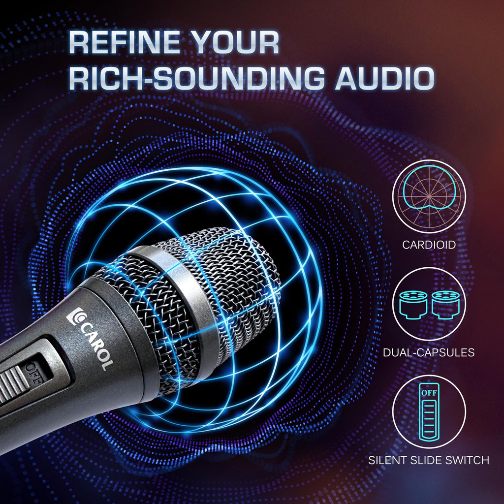XLR Wired Dynamic Cardioid Vocal Microphone with Switch D230