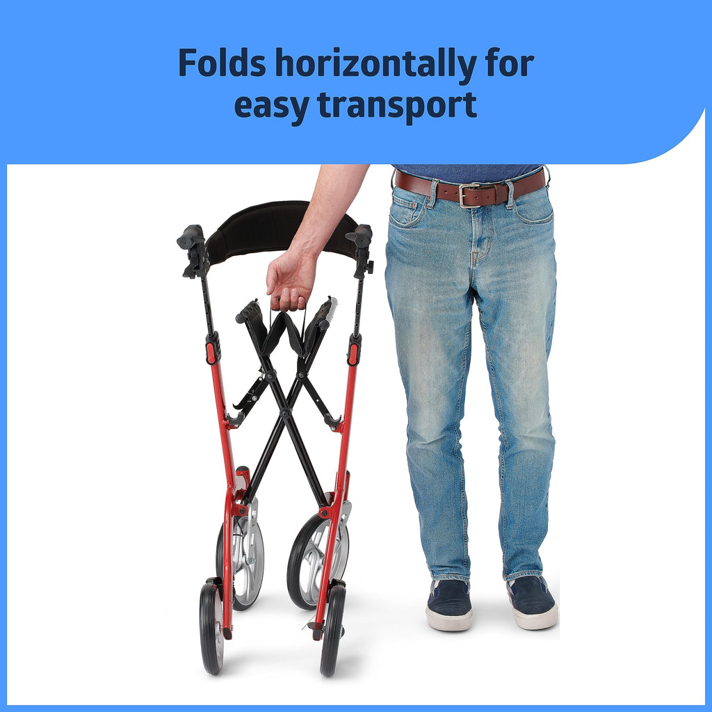 Lightweight Rollator with Backrest N6337