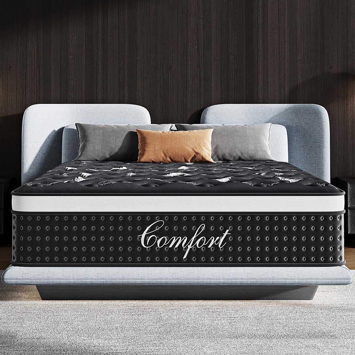 12 Inch Full Hybrid Mattress with Pocket Springs & Cooling Memory Foam S211