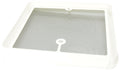 14" White Radius Corner Roof Vent F4287