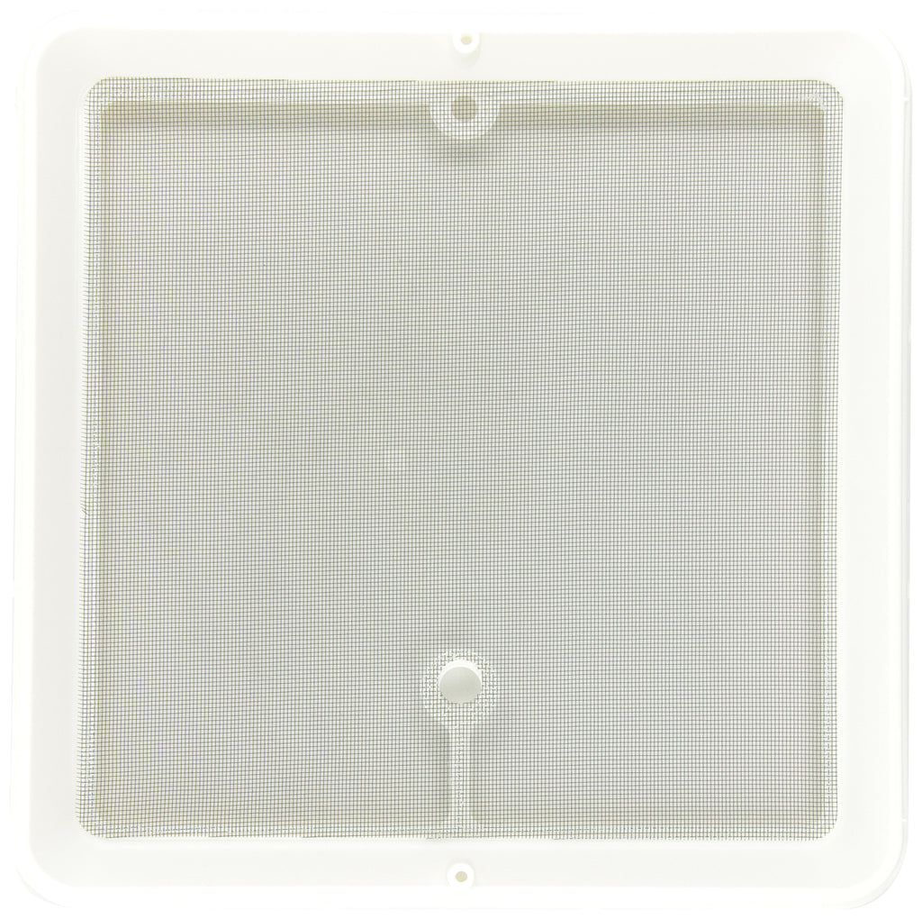 14" White Radius Corner Roof Vent F4287